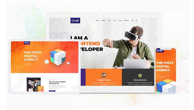 creative template responsive